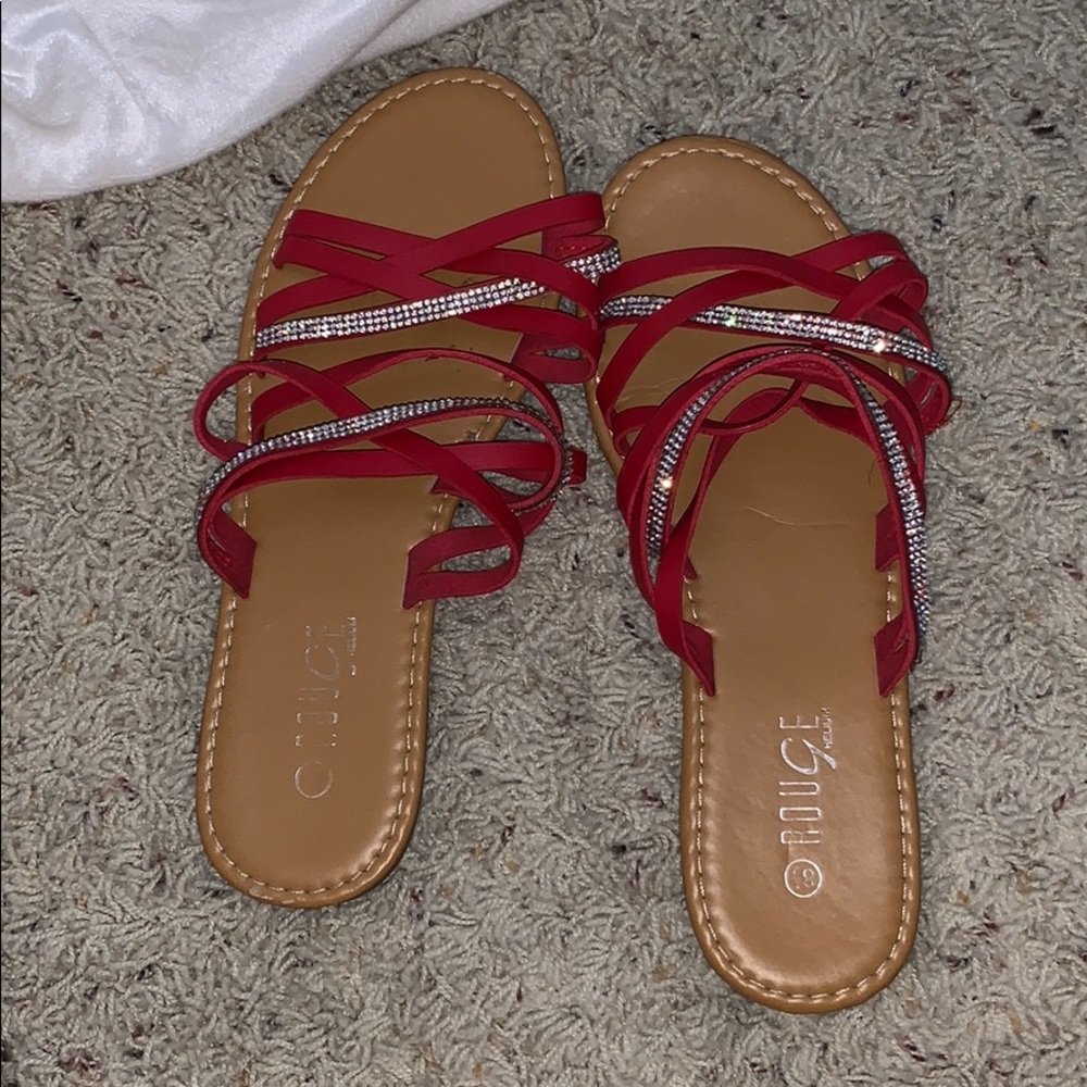 Rhinestone sandals